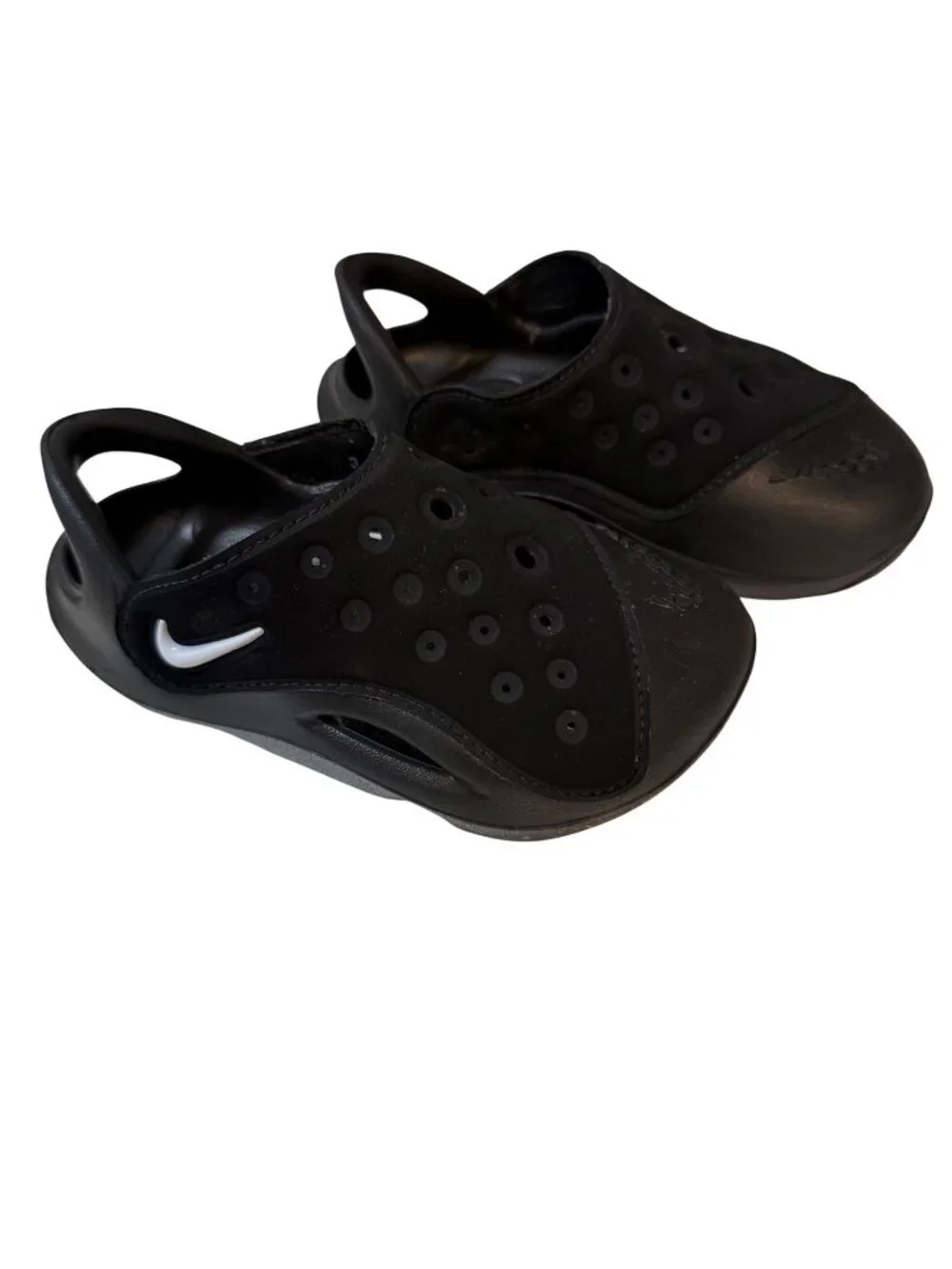 Nike Aqua Swoosh Toddler Little Kids Sandals Water Friendly Clogs Mules 9C